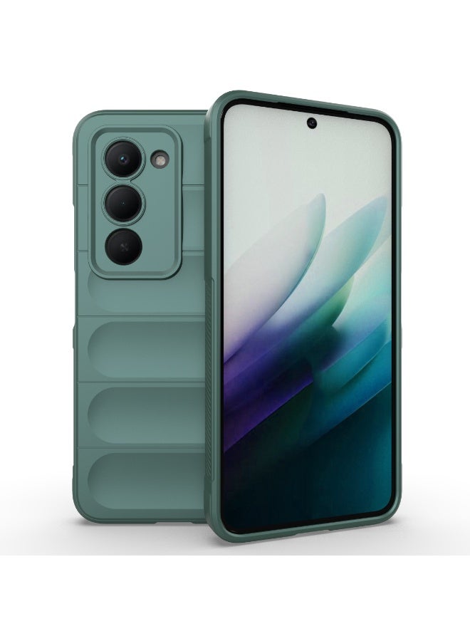 Phantom Shield Silicone Case with Anti-Scratch Soft Microfiber Lining, High Resilience Rubber Full Body Shockproof Cover Compatible with Redmi 15 4G (Dark Green) - Image 1